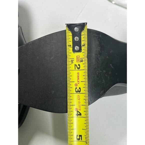 Steve Madden Womens Black Penny Loafer Shoes Block Heel Pointed Toe Size 6 - Picture 6 of 11